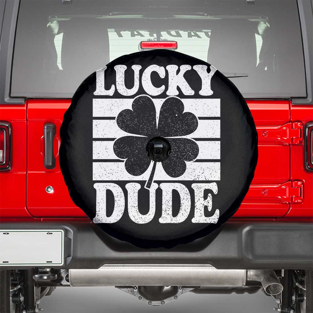 Funny Lucky Dude Spare Tire Cover Irish Boys St Patricks Day