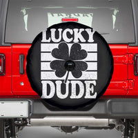 Funny Lucky Dude Spare Tire Cover Irish Boys St Patricks Day