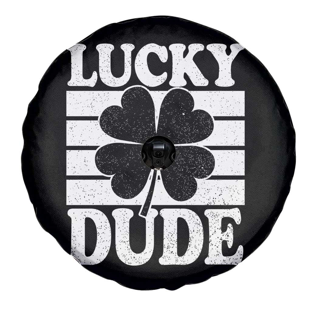 Funny Lucky Dude Spare Tire Cover Irish Boys St Patricks Day