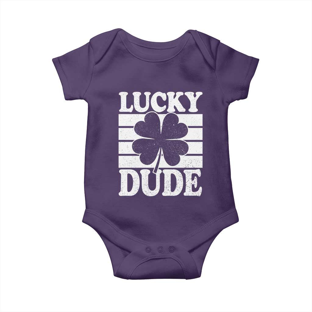 Funny Lucky Dude Baby Onesie Irish Boys St Patricks Day