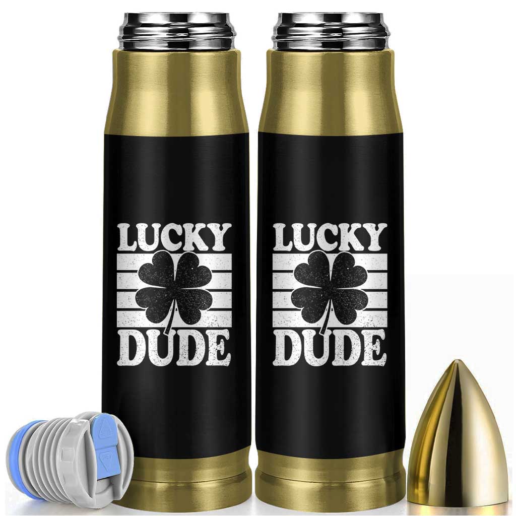 Funny Lucky Dude Bullet Tumbler Irish Boys St Patricks Day
