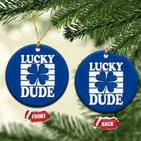 Funny Lucky Dude Ceramic Ornament Irish Boys St Patricks Day