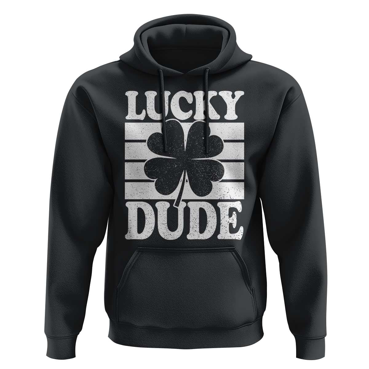Funny Lucky Dude Hoodie Irish Boys St Patricks Day