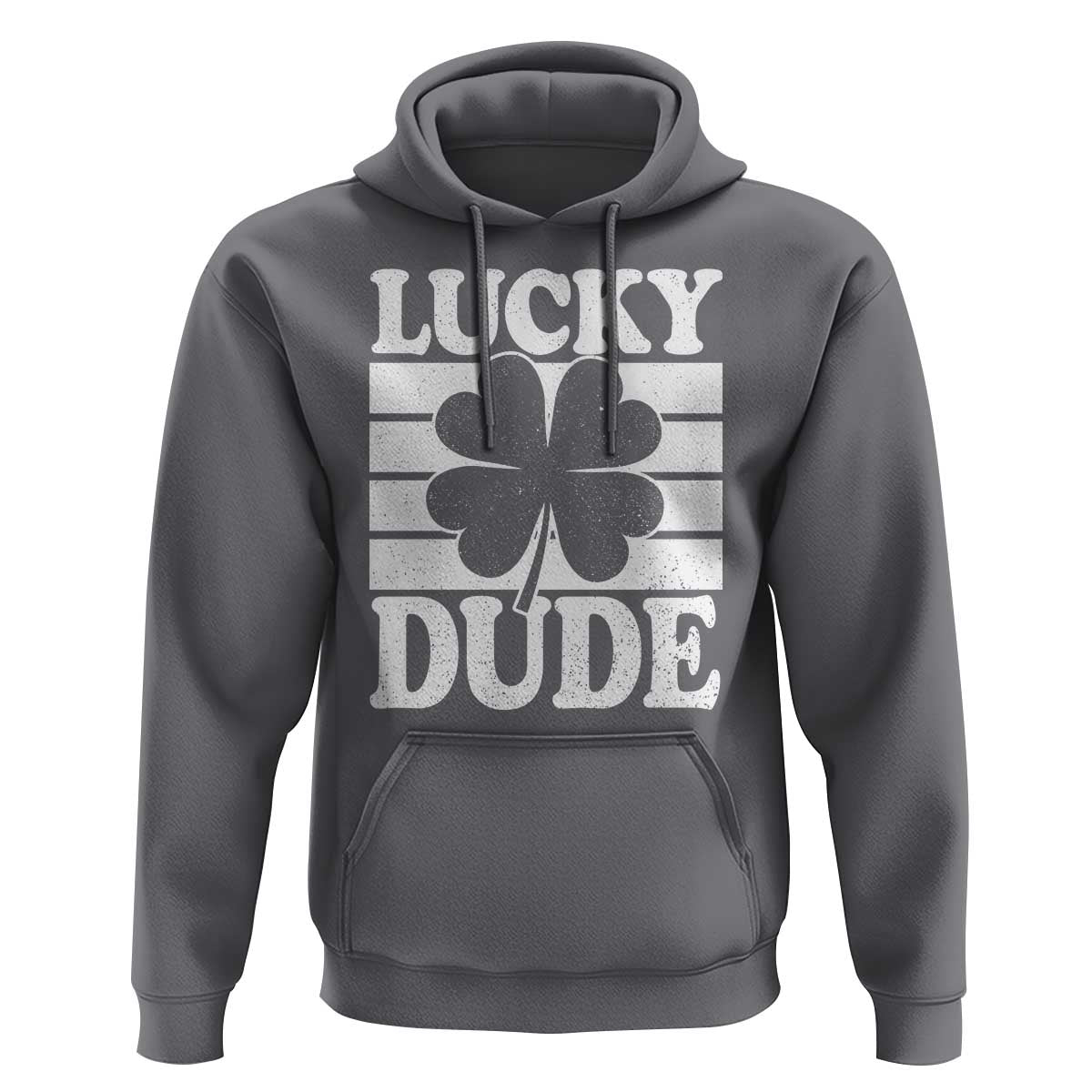 Funny Lucky Dude Hoodie Irish Boys St Patricks Day