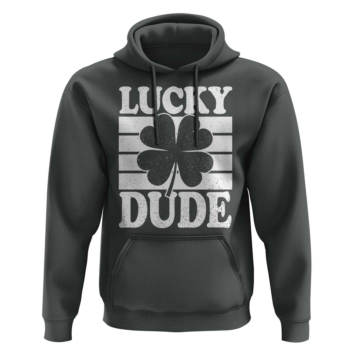 Funny Lucky Dude Hoodie Irish Boys St Patricks Day