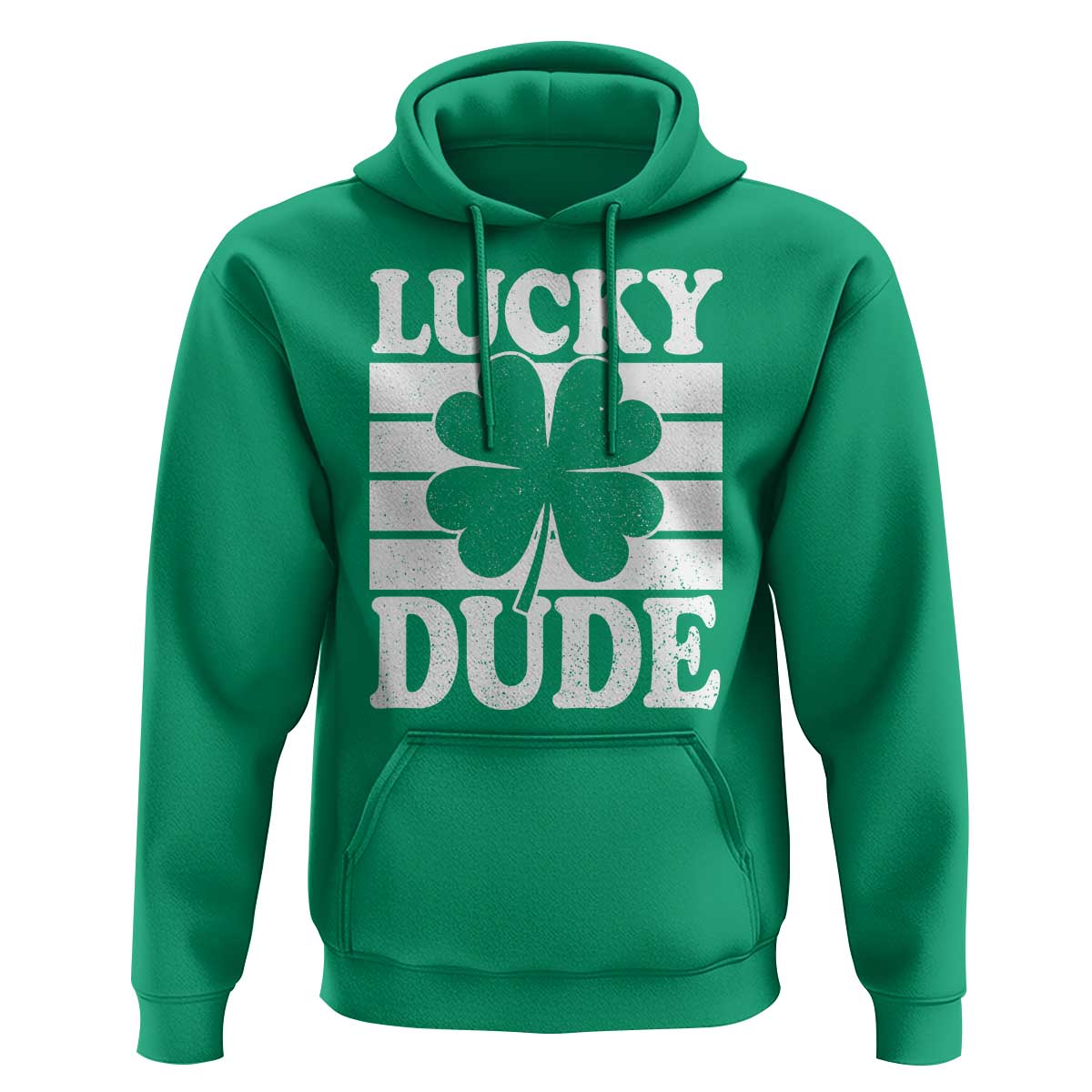 Funny Lucky Dude Hoodie Irish Boys St Patricks Day