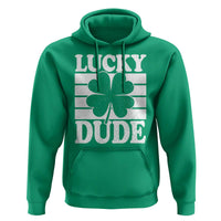 Funny Lucky Dude Hoodie Irish Boys St Patricks Day