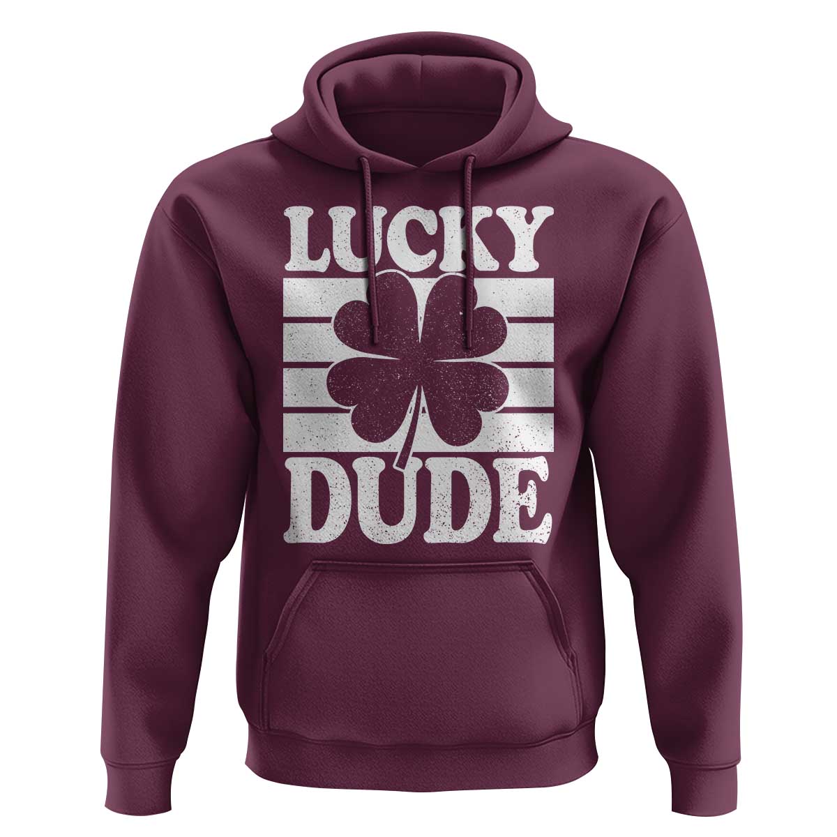 Funny Lucky Dude Hoodie Irish Boys St Patricks Day