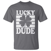 Funny Lucky Dude T Shirt Irish Boys St Patricks Day