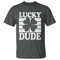 Funny Lucky Dude T Shirt Irish Boys St Patricks Day
