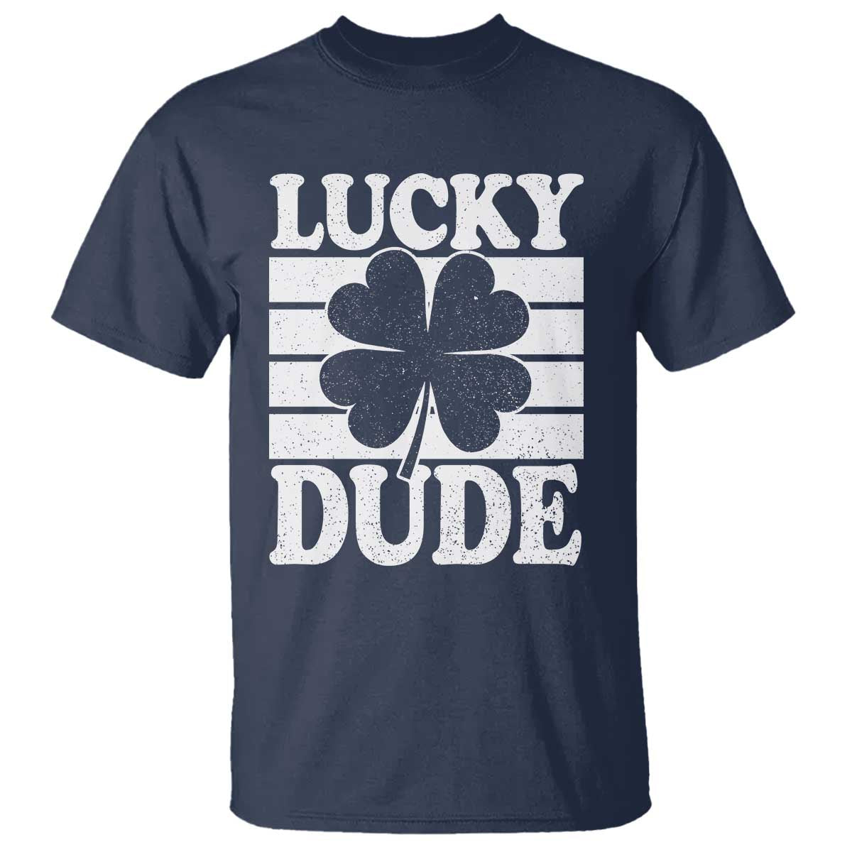 Funny Lucky Dude T Shirt Irish Boys St Patricks Day