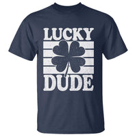 Funny Lucky Dude T Shirt Irish Boys St Patricks Day