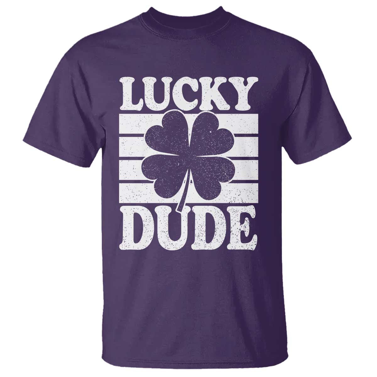 Funny Lucky Dude T Shirt Irish Boys St Patricks Day