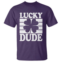 Funny Lucky Dude T Shirt Irish Boys St Patricks Day