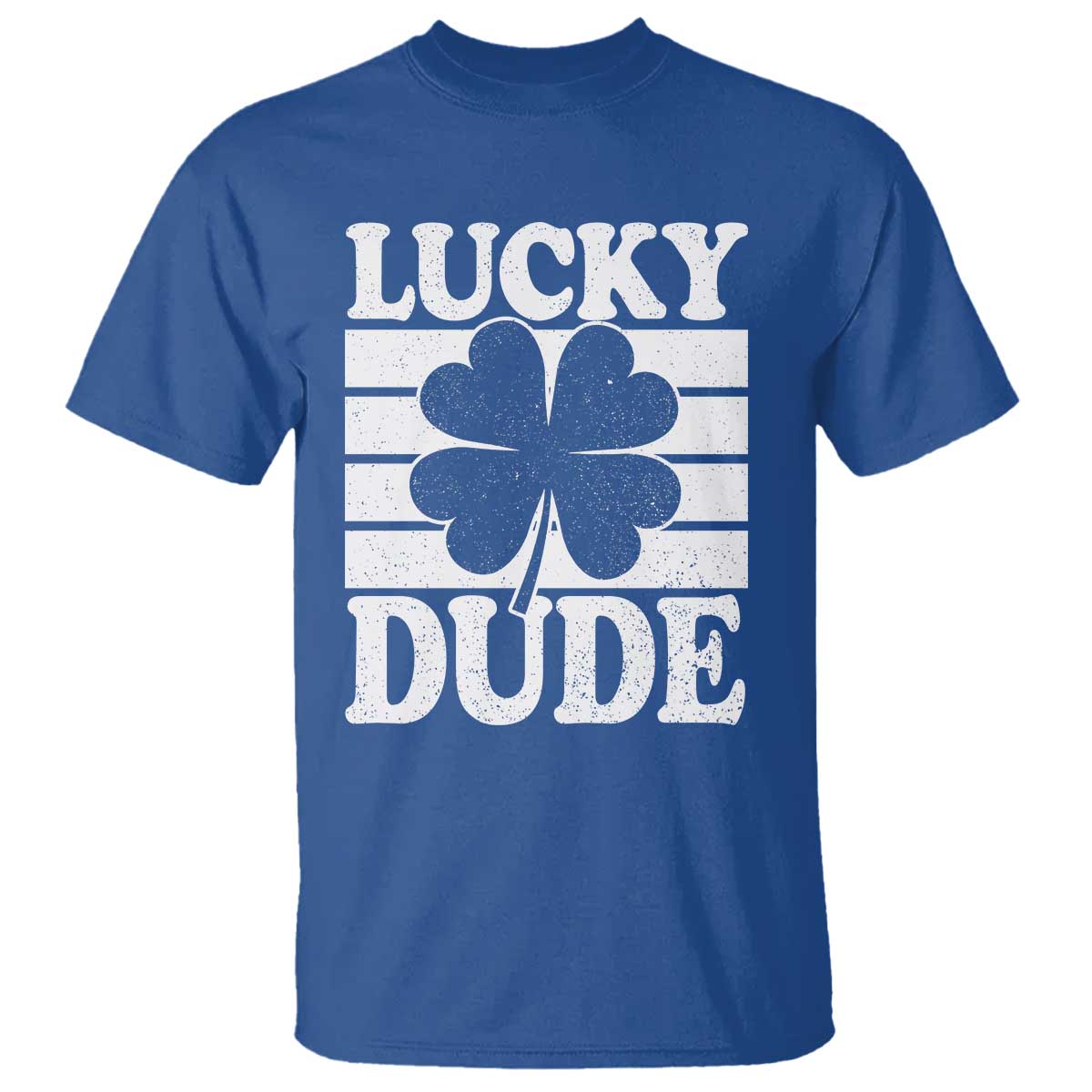 Funny Lucky Dude T Shirt Irish Boys St Patricks Day