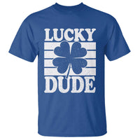 Funny Lucky Dude T Shirt Irish Boys St Patricks Day