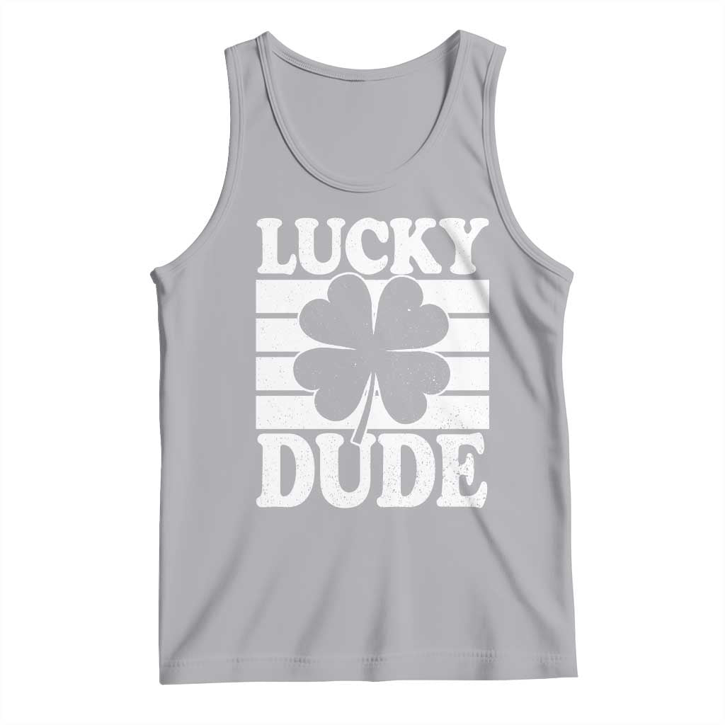 Funny Lucky Dude Tank Top Irish Boys St Patricks Day