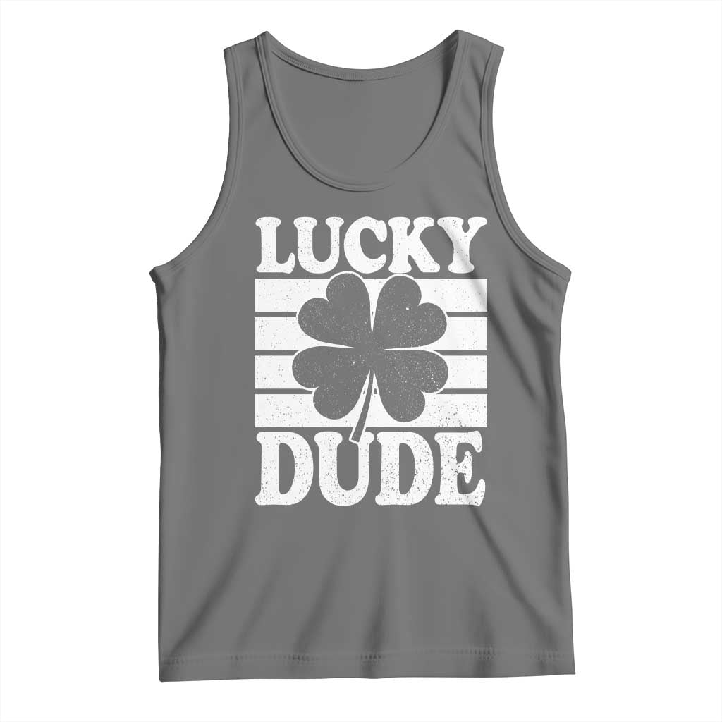 Funny Lucky Dude Tank Top Irish Boys St Patricks Day