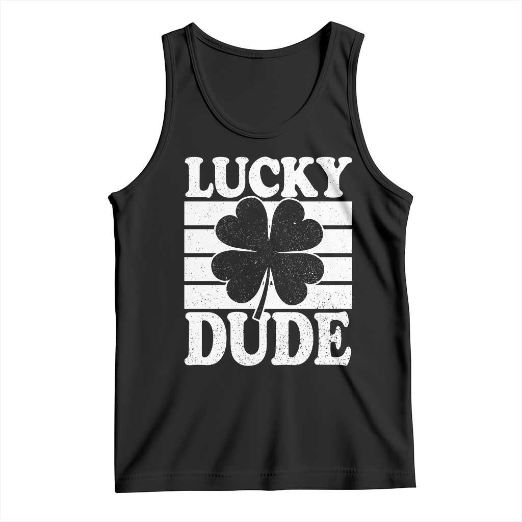 Funny Lucky Dude Tank Top Irish Boys St Patricks Day