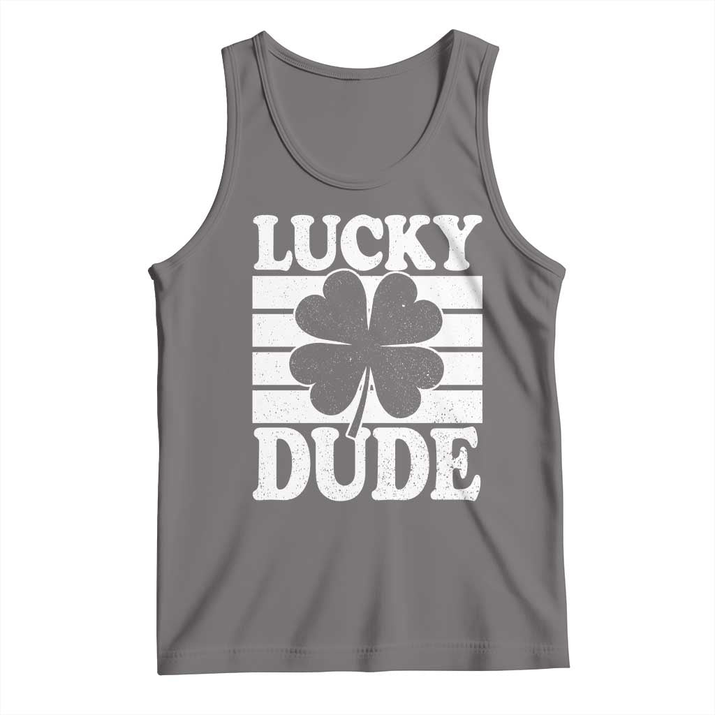 Funny Lucky Dude Tank Top Irish Boys St Patricks Day