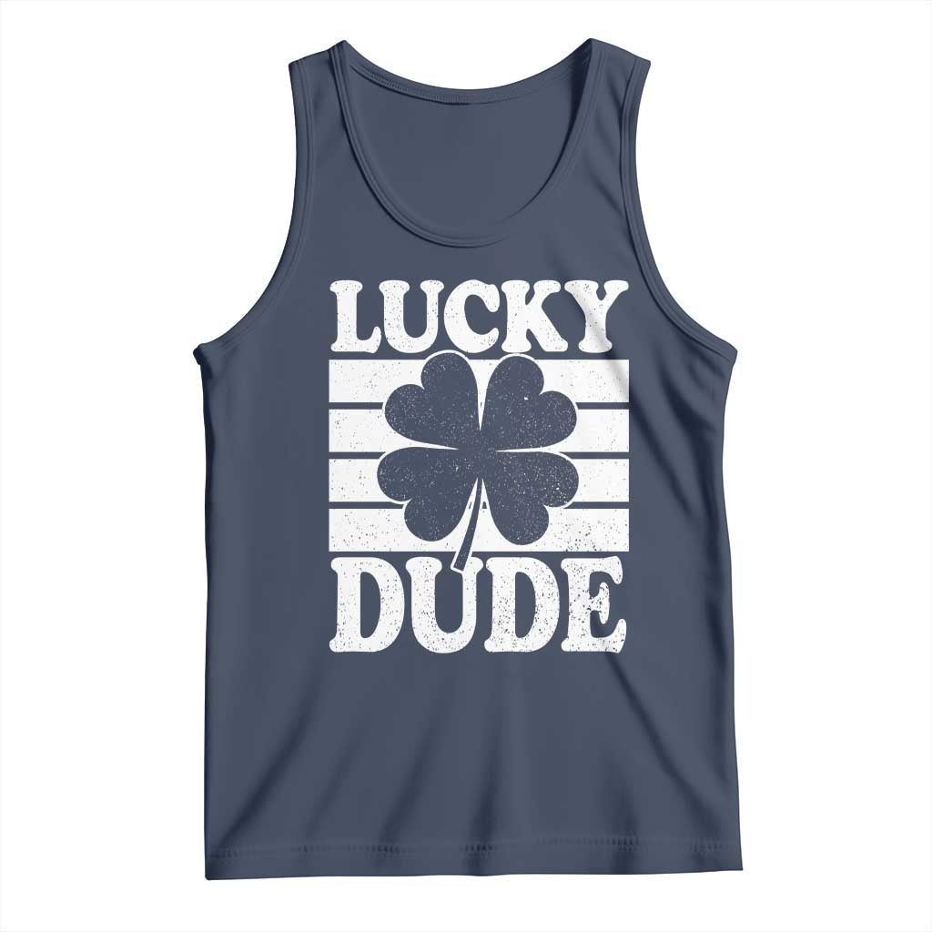 Funny Lucky Dude Tank Top Irish Boys St Patricks Day