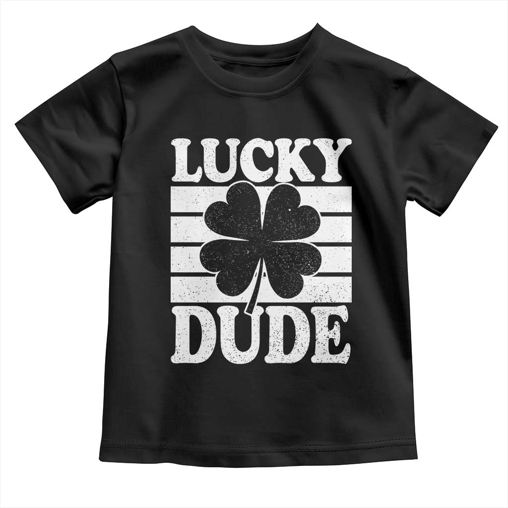 Funny Lucky Dude Toddler T Shirt Irish Boys St Patricks Day