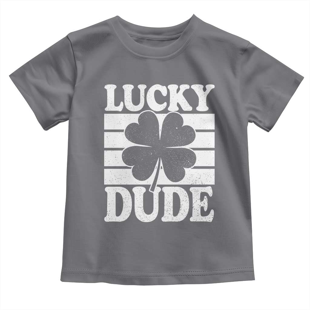 Funny Lucky Dude Toddler T Shirt Irish Boys St Patricks Day
