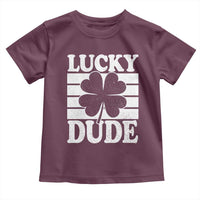 Funny Lucky Dude Toddler T Shirt Irish Boys St Patricks Day