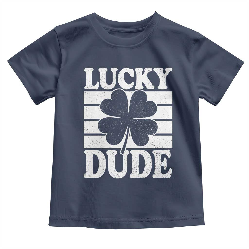 Funny Lucky Dude Toddler T Shirt Irish Boys St Patricks Day