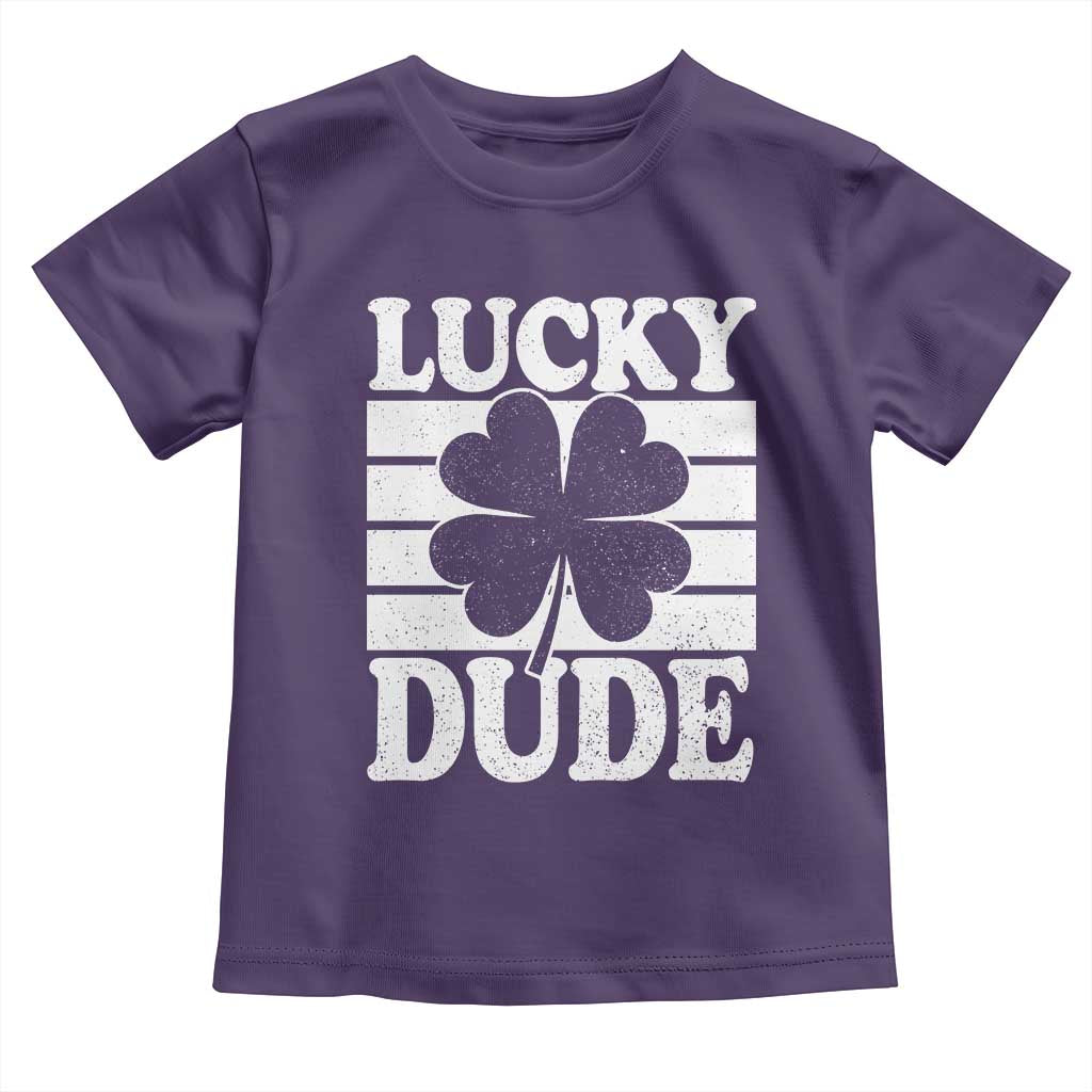 Funny Lucky Dude Toddler T Shirt Irish Boys St Patricks Day