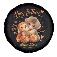 Cute Baby Monkey Punch Spare Tire Cover Adorable Emotional Graphic Little Punch