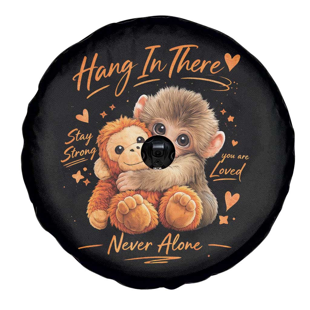Cute Baby Monkey Punch Spare Tire Cover Adorable Emotional Graphic Little Punch