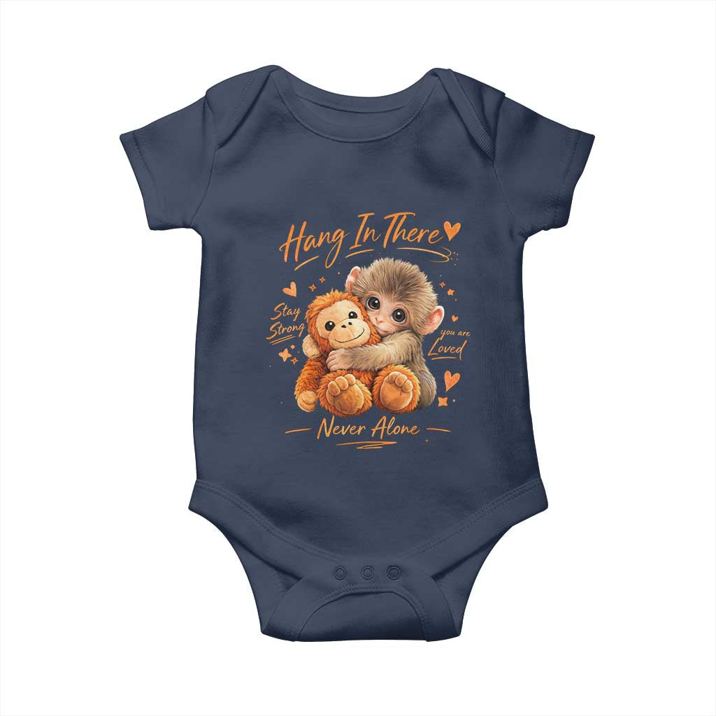 Cute Baby Monkey Punch Baby Onesie Adorable Emotional Graphic Little Punch