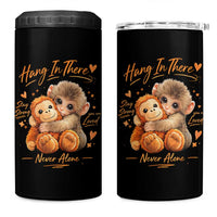 Cute Baby Monkey Punch 4 in 1 Can Cooler Tumbler Adorable Emotional Graphic Little Punch