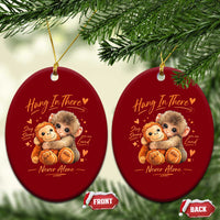 Cute Baby Monkey Punch Ceramic Ornament Adorable Emotional Graphic Little Punch