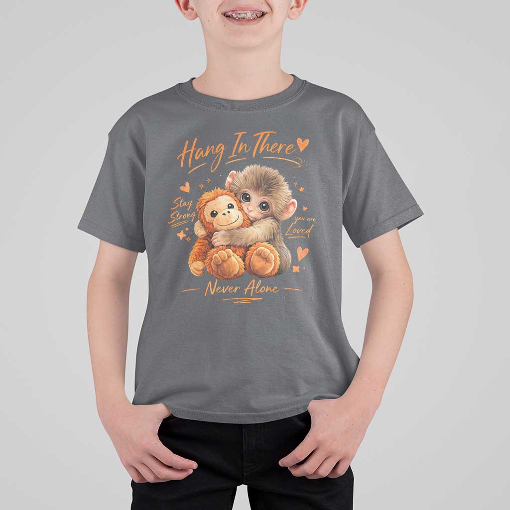 Cute Baby Monkey Punch T Shirt For Kid Adorable Emotional Graphic Little Punch