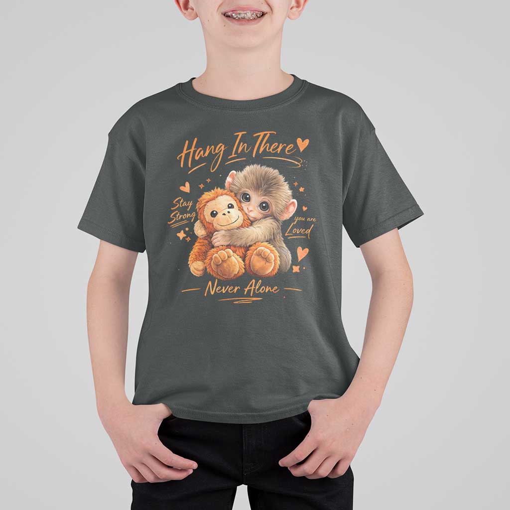 Cute Baby Monkey Punch T Shirt For Kid Adorable Emotional Graphic Little Punch