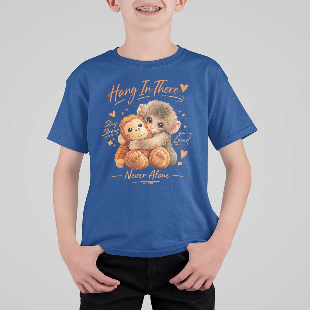 Cute Baby Monkey Punch T Shirt For Kid Adorable Emotional Graphic Little Punch