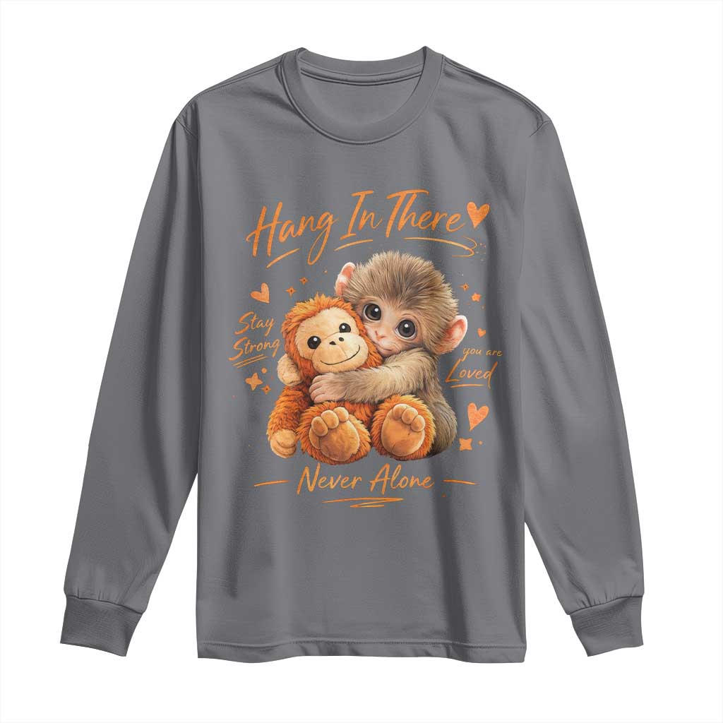 Cute Baby Monkey Punch Long Sleeve Shirt Adorable Emotional Graphic Little Punch