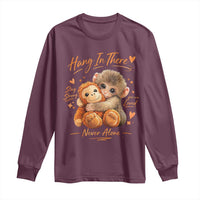 Cute Baby Monkey Punch Long Sleeve Shirt Adorable Emotional Graphic Little Punch