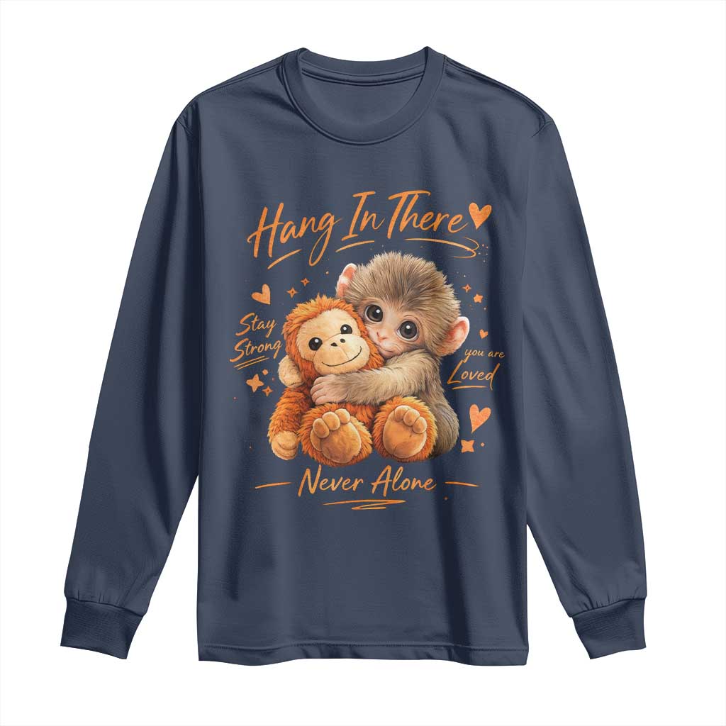 Cute Baby Monkey Punch Long Sleeve Shirt Adorable Emotional Graphic Little Punch