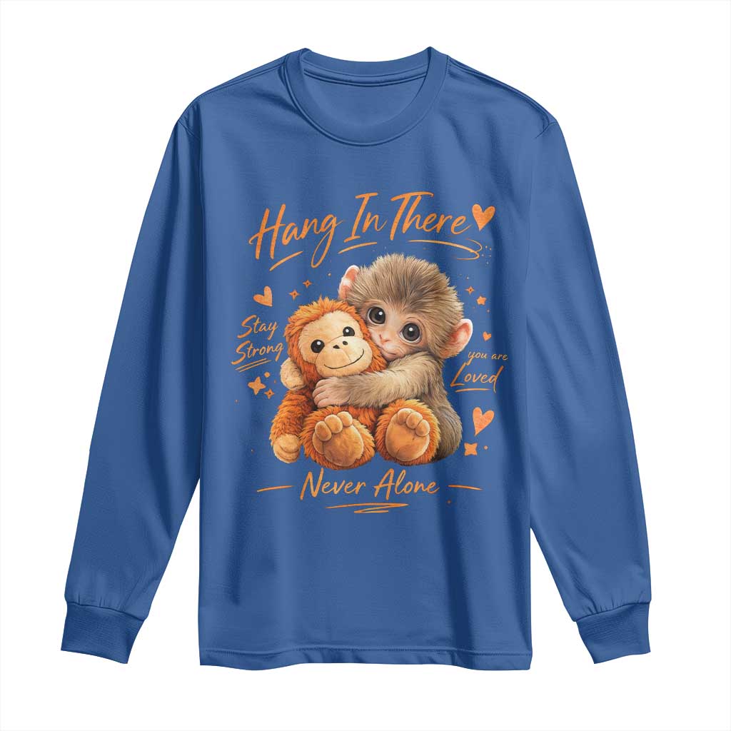 Cute Baby Monkey Punch Long Sleeve Shirt Adorable Emotional Graphic Little Punch