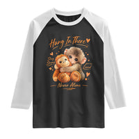 Cute Baby Monkey Punch Raglan Shirt Adorable Emotional Graphic Little Punch