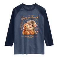 Cute Baby Monkey Punch Raglan Shirt Adorable Emotional Graphic Little Punch
