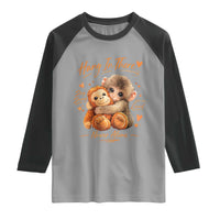 Cute Baby Monkey Punch Raglan Shirt Adorable Emotional Graphic Little Punch