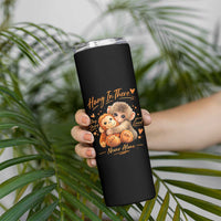 Cute Baby Monkey Punch Skinny Tumbler Adorable Emotional Graphic Little Punch