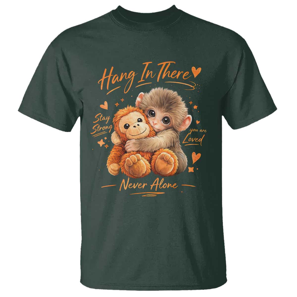 Cute Baby Monkey Punch T Shirt Adorable Emotional Graphic Little Punch
