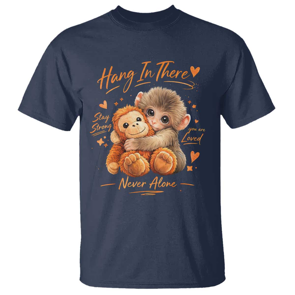 Cute Baby Monkey Punch T Shirt Adorable Emotional Graphic Little Punch