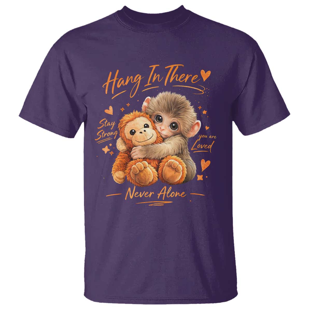 Cute Baby Monkey Punch T Shirt Adorable Emotional Graphic Little Punch