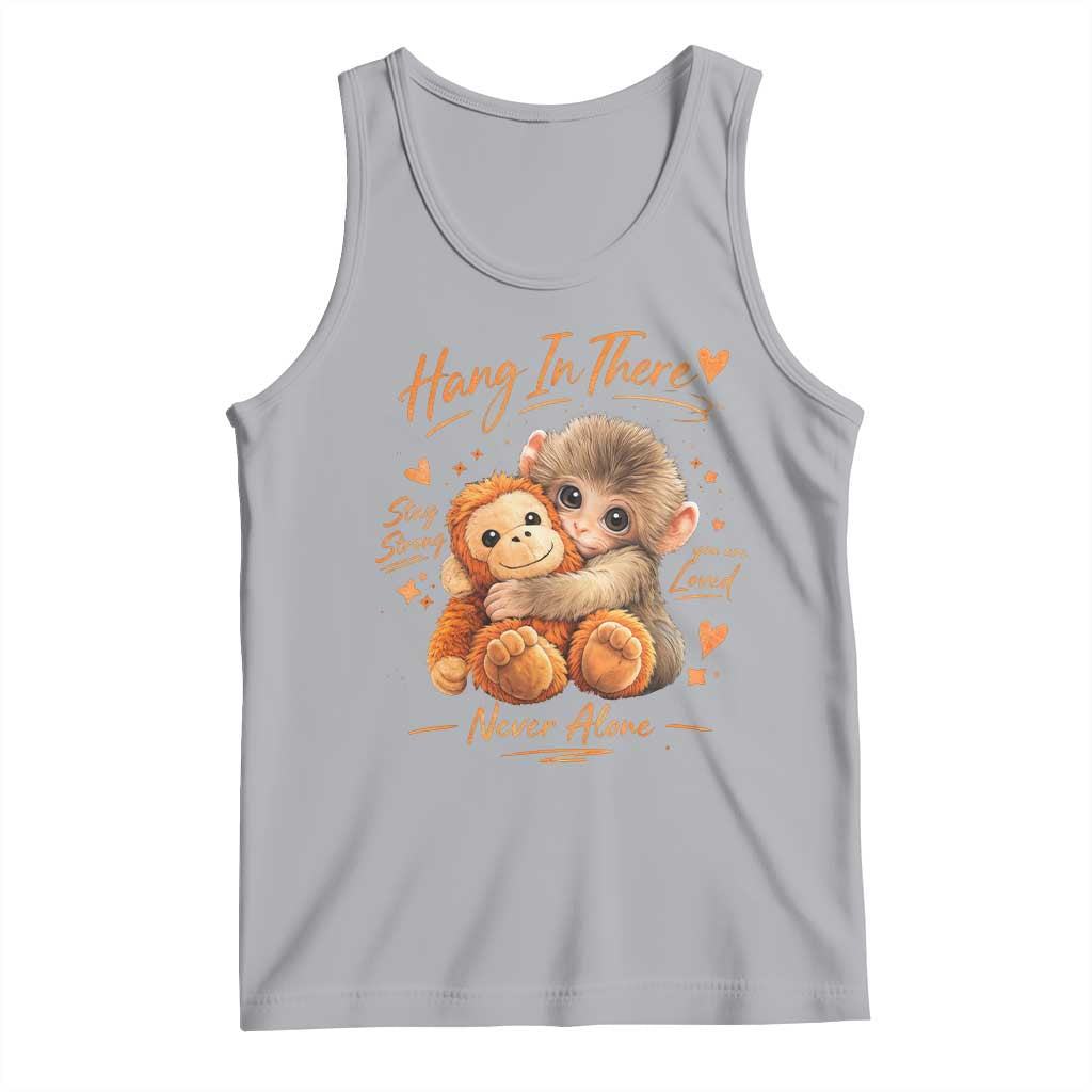 Cute Baby Monkey Punch Tank Top Adorable Emotional Graphic Little Punch
